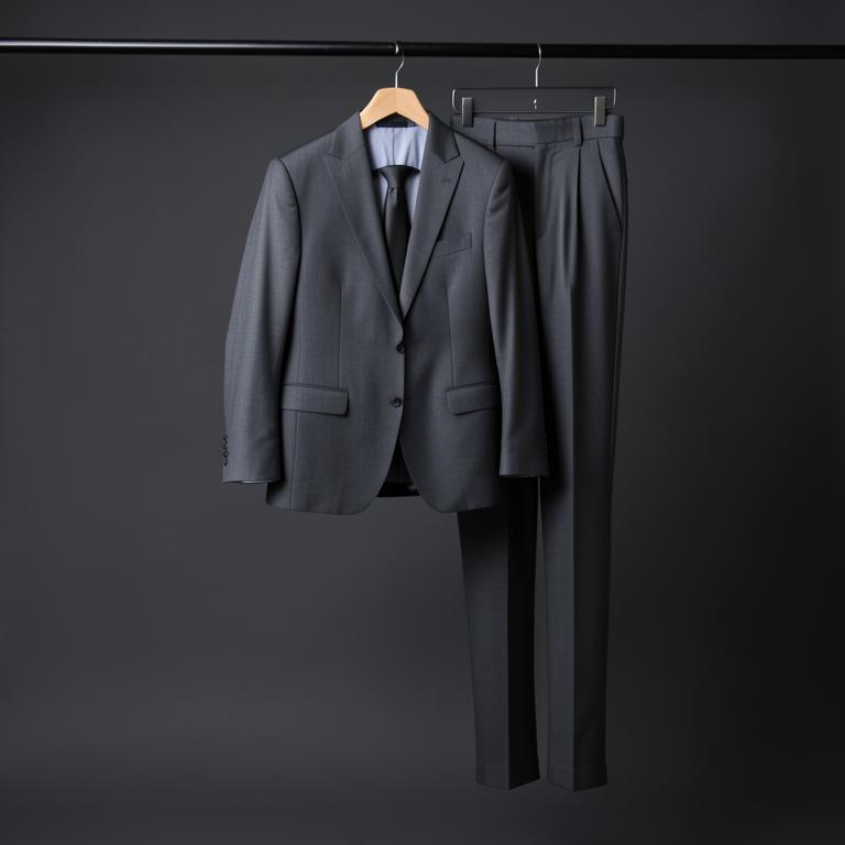 Traje completo en gancho